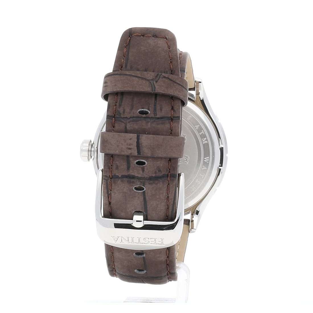 Festina Retro leather multifunction GioiaPura F16573/9 mod. Steel watches / 