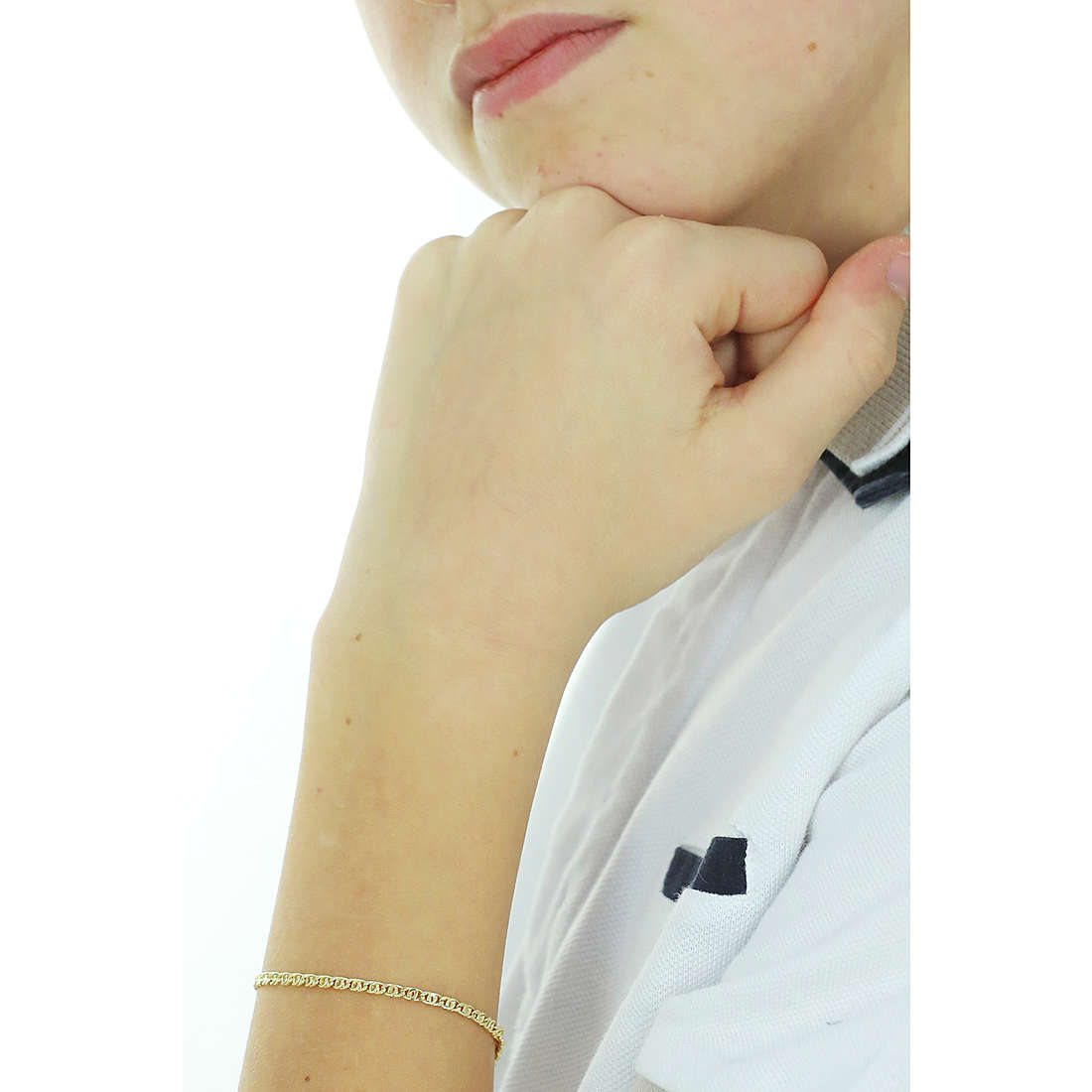 GioiaPura bracelets Oro 750 child GP-SVRD060GG16 wearing