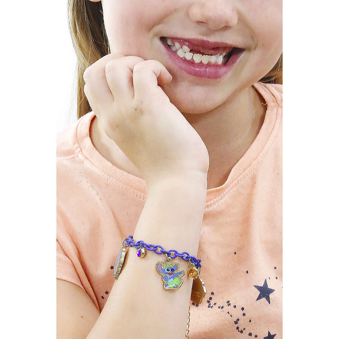 Disney bracelets Stitch child BH00293YRML-65 wearing