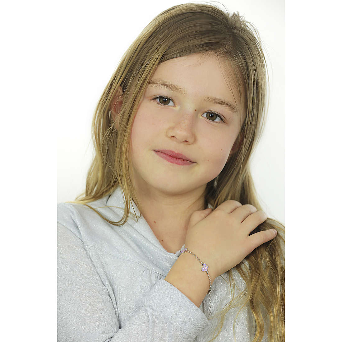 GioiaPura bracelets Coccole child WBL00509BLL wearing