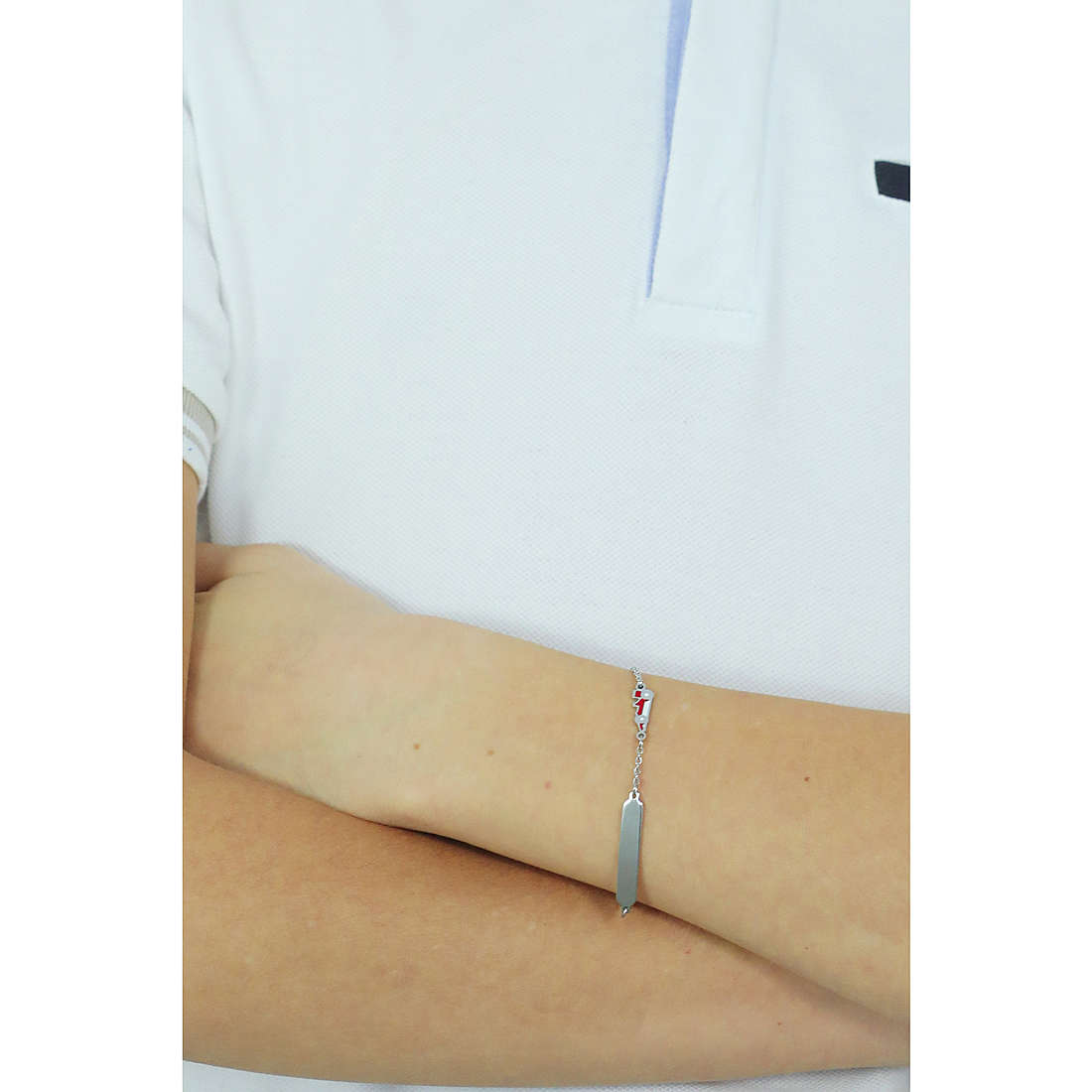 Luca Barra bracelets child JB112 wearing