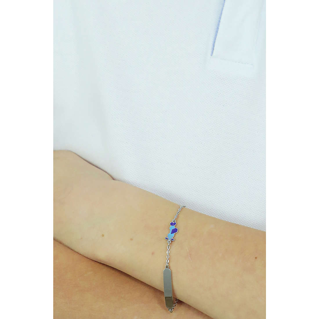 Luca Barra bracelets child JB113 wearing