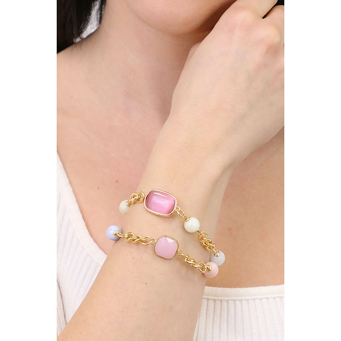 Sovrani bracelets Cristal Magique woman J7716 wearing