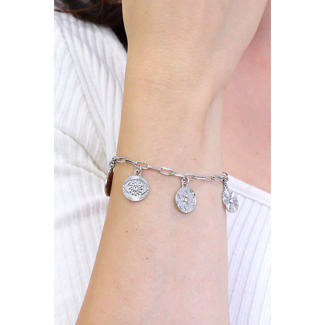 Boccadamo bracelets emblema woman XBR834 wearing