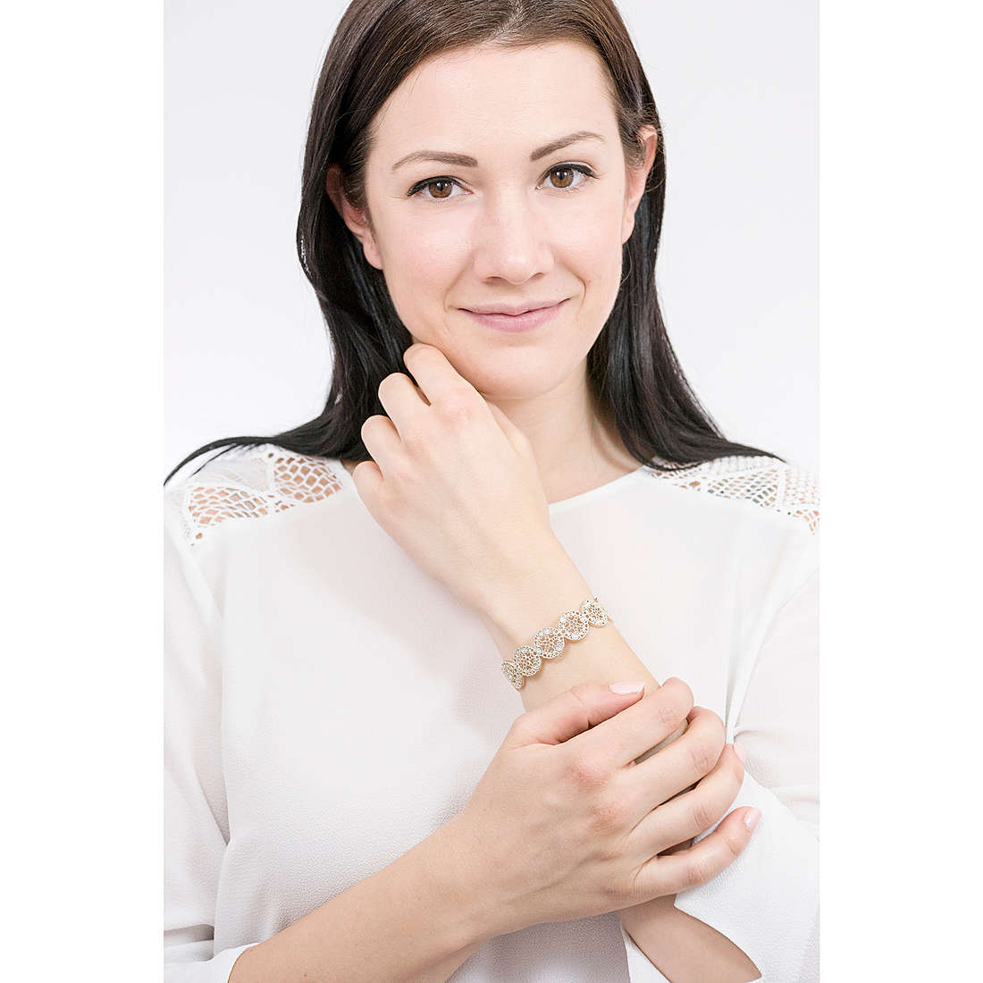 Sovrani bracelets Venere woman J4339 wearing