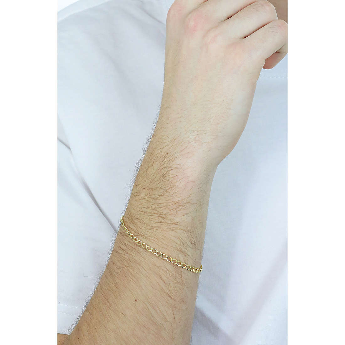 GioiaPura bracelets Oro 375 man GP9-S161669M21 wearing