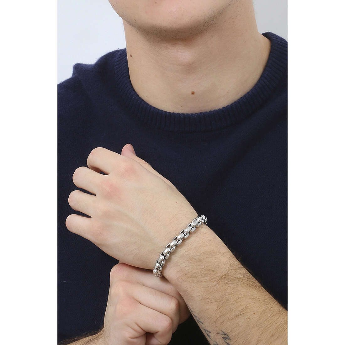 Armani Exchange bracelets man AXG0045040 wearing