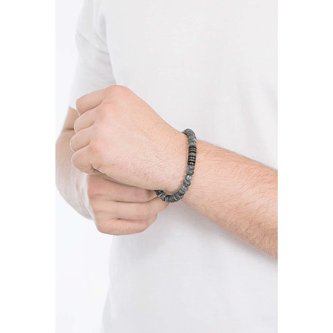 Armani Exchange bracelets man AXG0057001 wearing