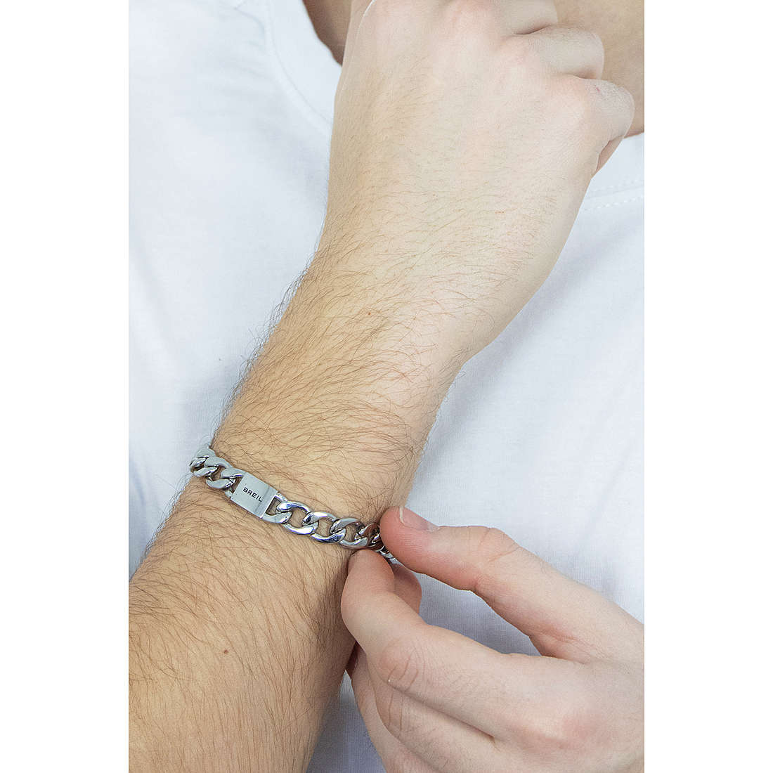 Breil bracelets Logomania man TJ3068 wearing