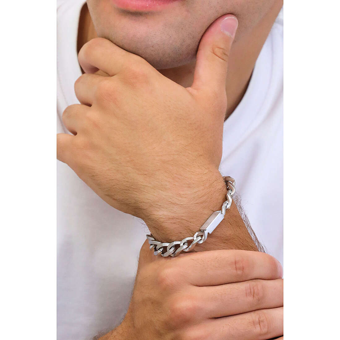 Calvin Klein bracelets man 35000254 wearing
