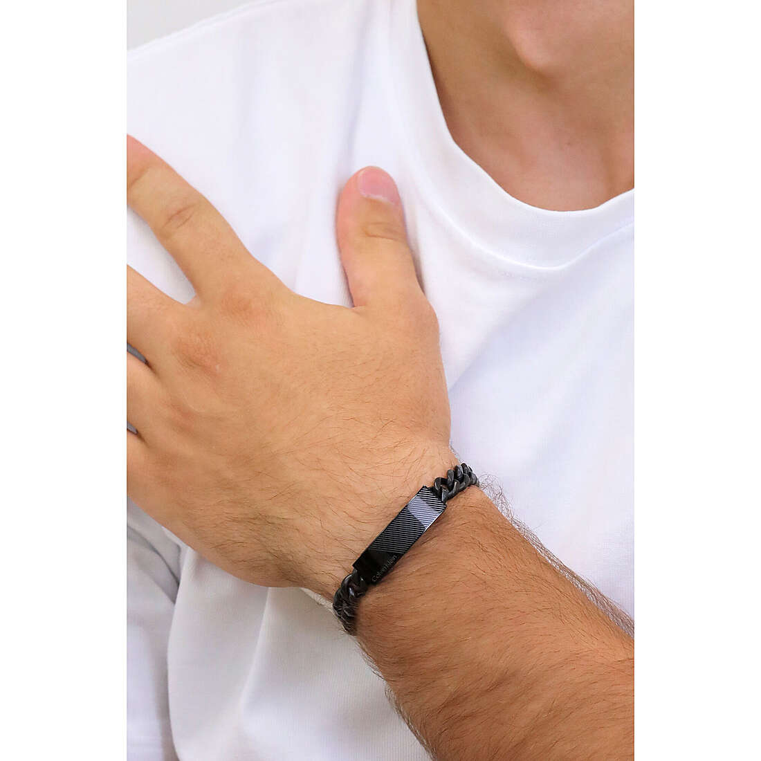 Calvin Klein bracelets man 35000418 wearing