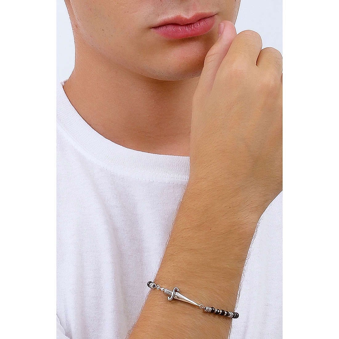 Cesare Paciotti bracelets man JPBR1666V wearing