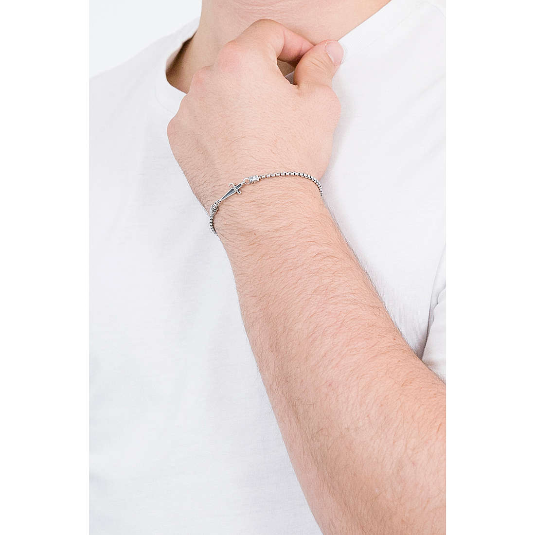 Cesare Paciotti bracelets man JPBR2037V wearing