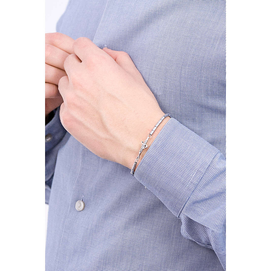 Cesare Paciotti bracelets man JPBR2060V wearing