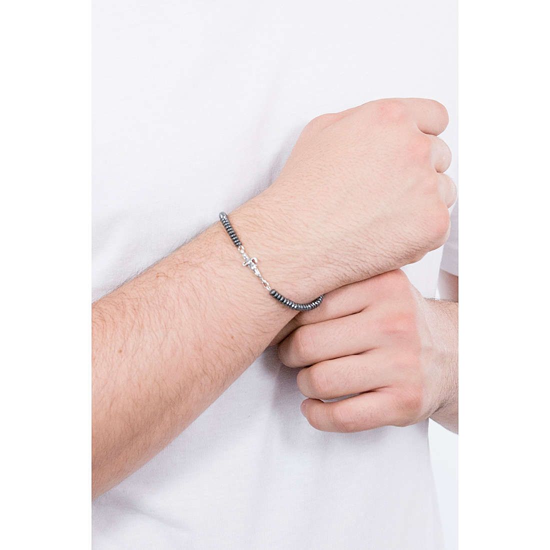 Cesare Paciotti bracelets man JPBR2061V wearing