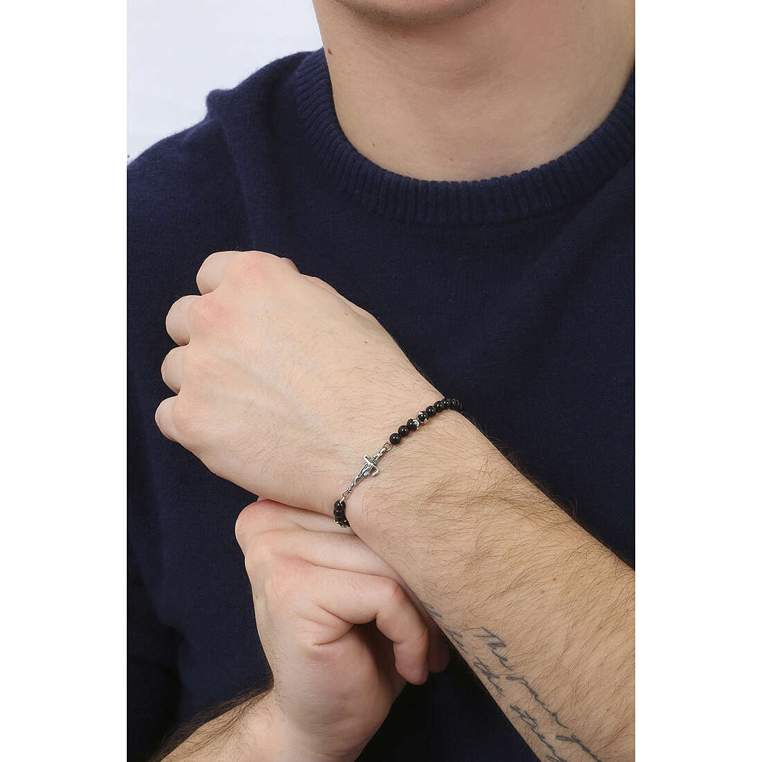 Cesare Paciotti bracelets man JPBR2112V wearing