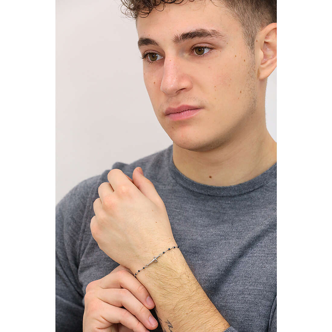 Cesare Paciotti bracelets man JPBR2137B wearing