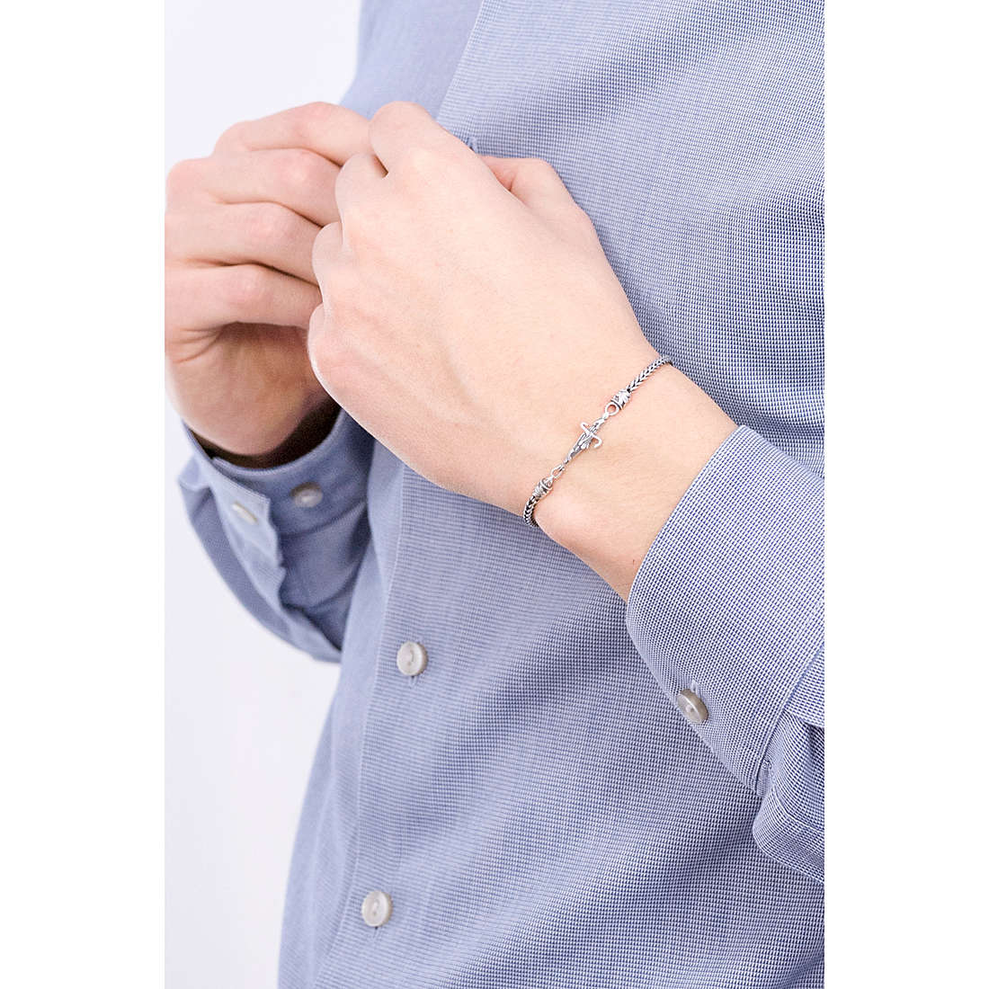 Cesare Paciotti bracelets man JPBR2146V wearing