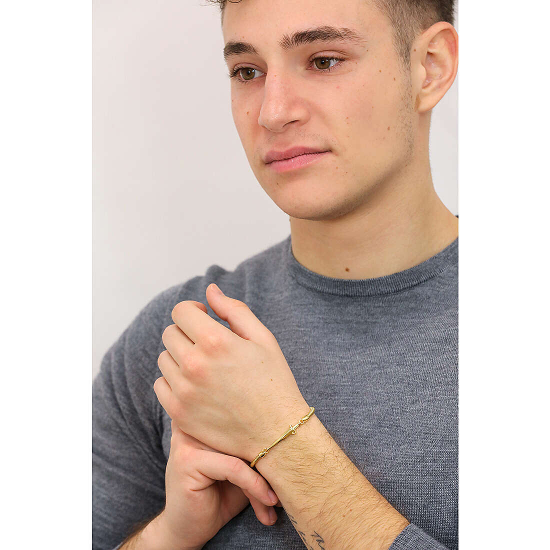 Cesare Paciotti bracelets man JPBR2232B wearing