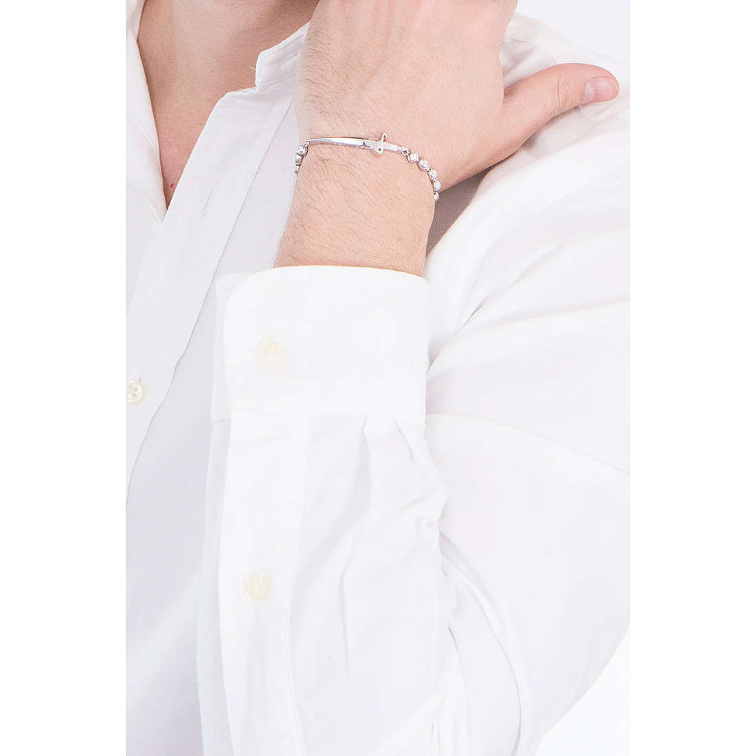 Cesare Paciotti bracelets Lateral man JPBR2009B wearing