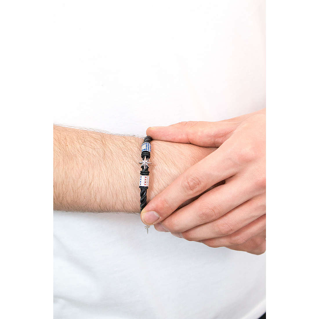 Cesare Paciotti bracelets Lower man JPBR1551B wearing