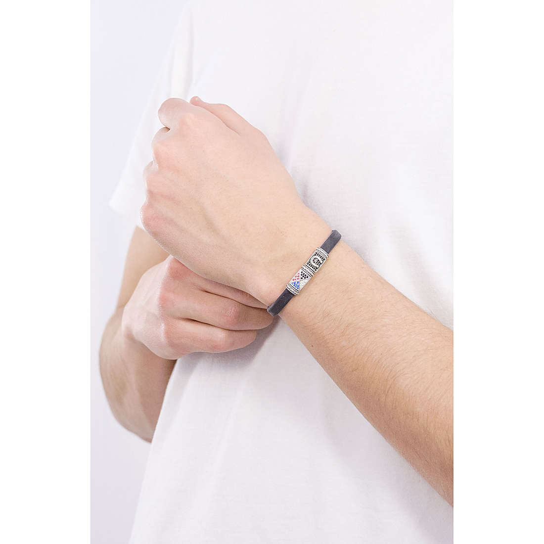 Cesare Paciotti bracelets Symbol Fantasy man JPNC1889M3 wearing