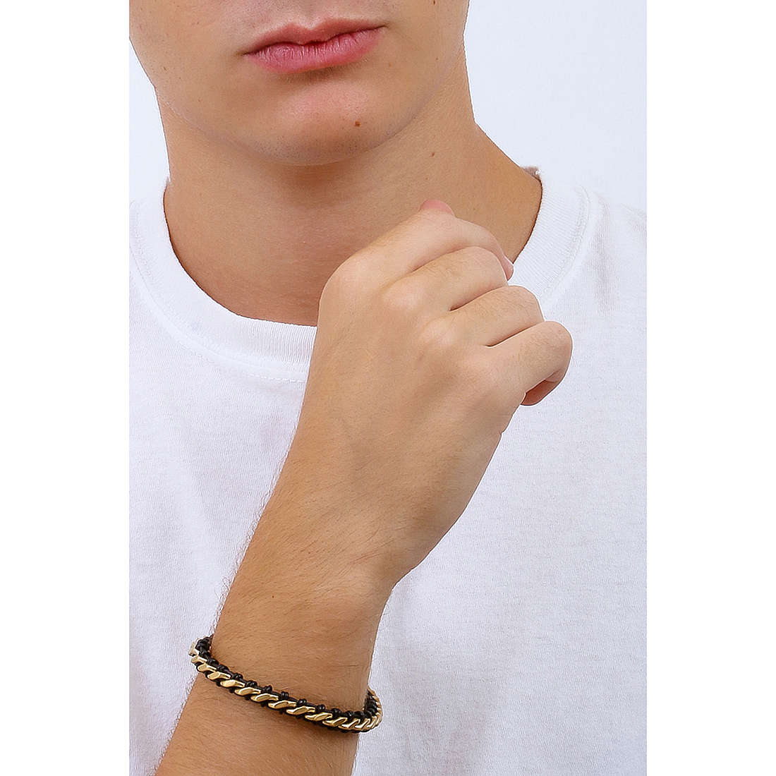 Emporio Armani bracelets man EGS2723710 wearing