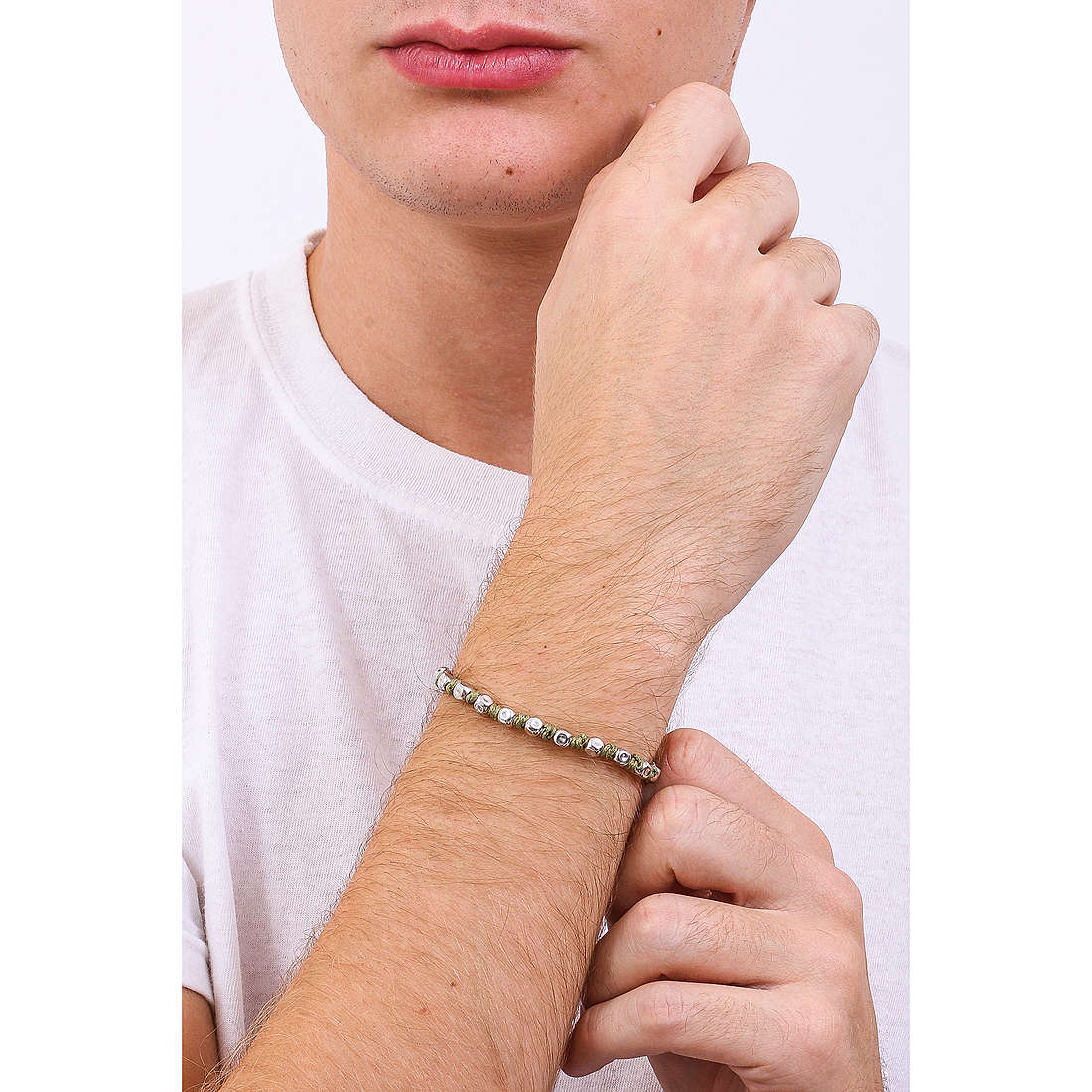 GioiaPura bracelets man ST65735-RHVE wearing