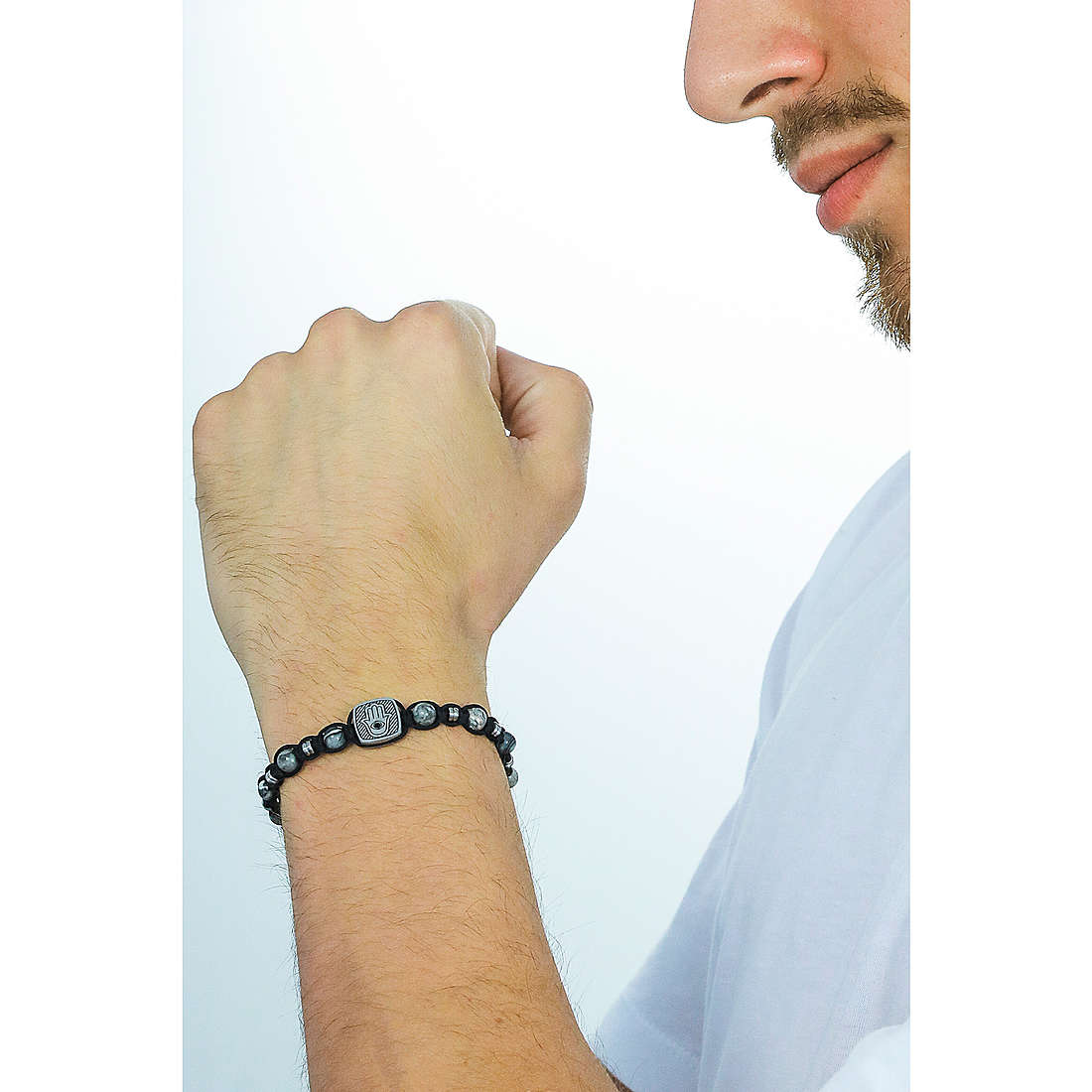 Kidult bracelets Spirituality man 731915 wearing
