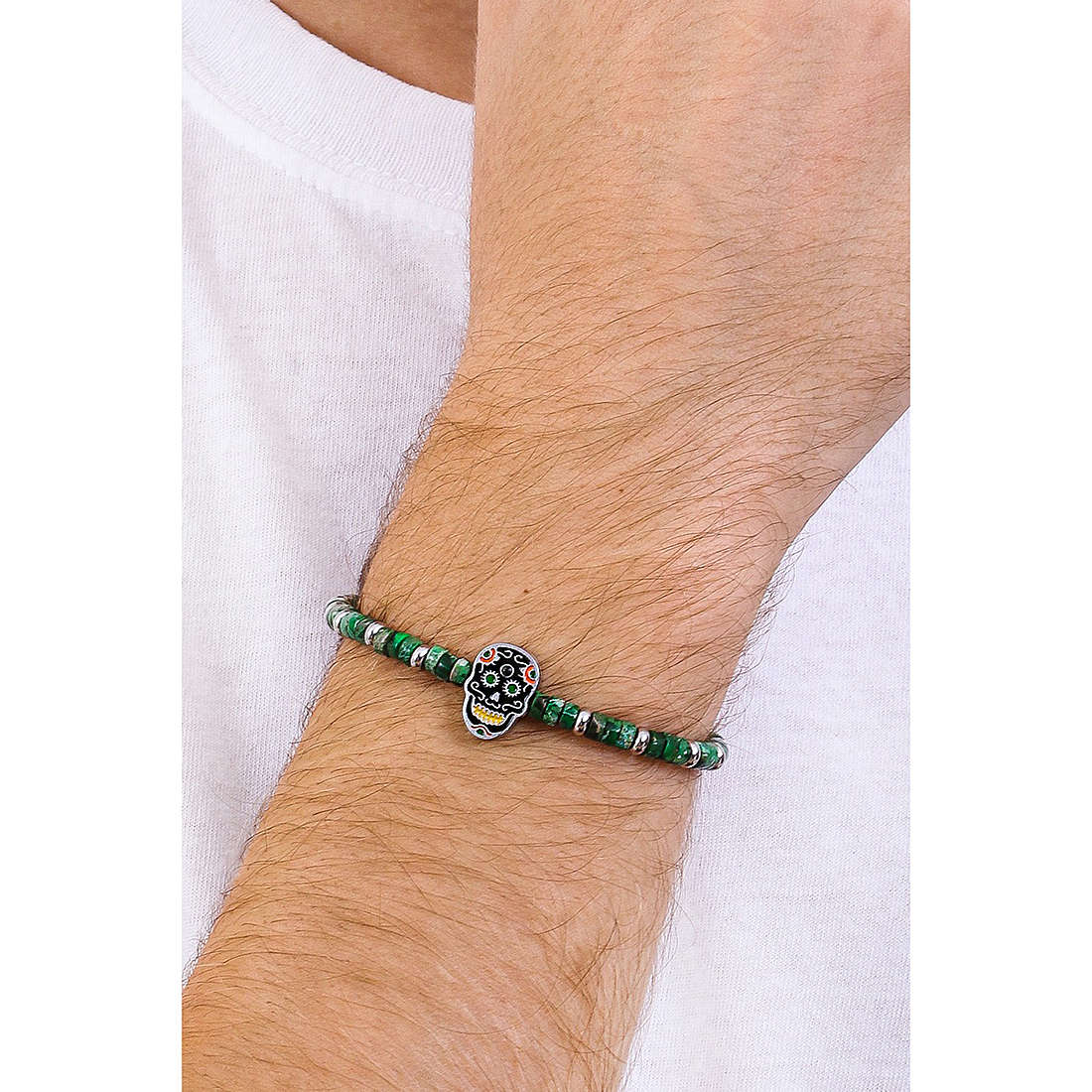 Kidult bracelets Symbols man 732057 wearing