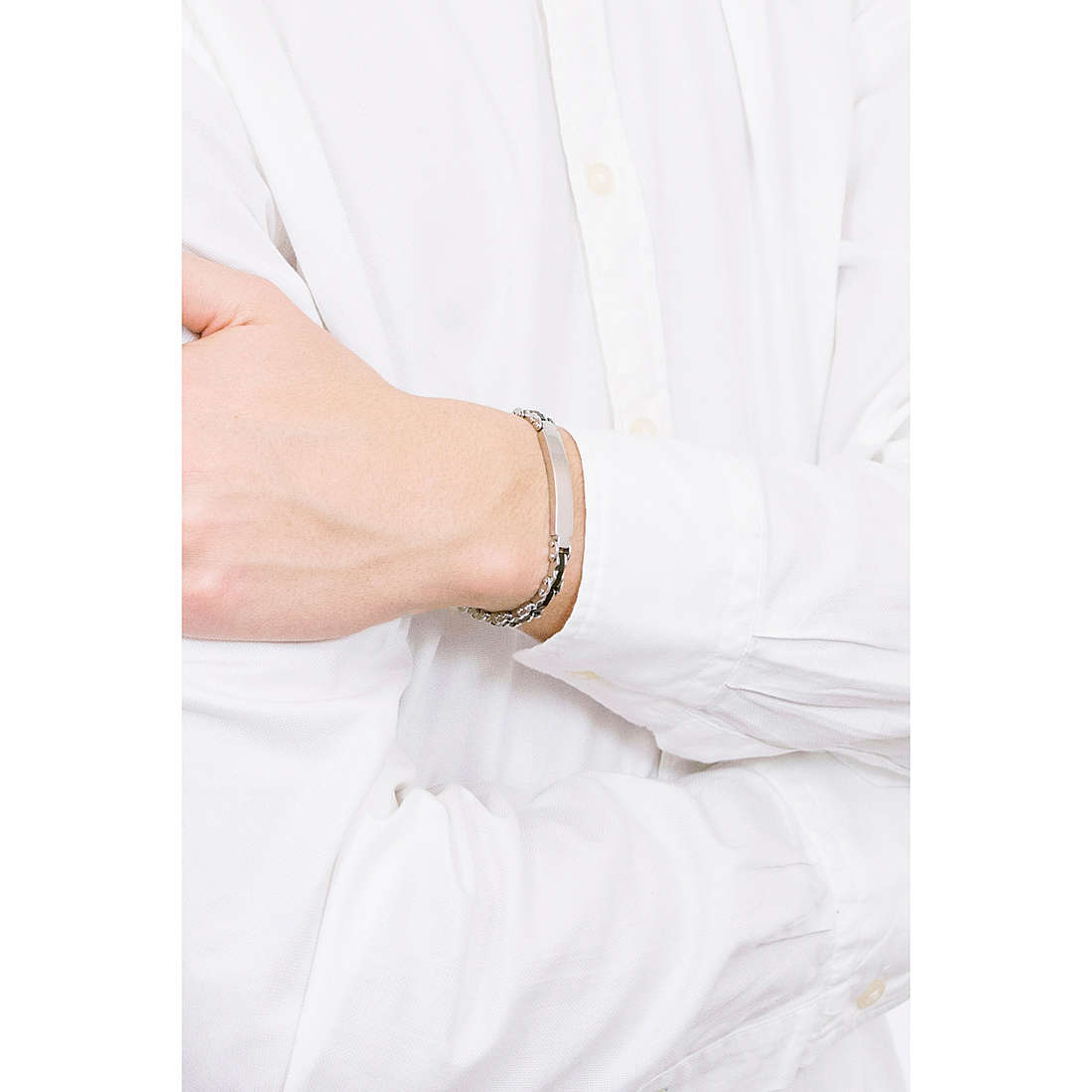Luca Barra bracelets man BA1125 wearing