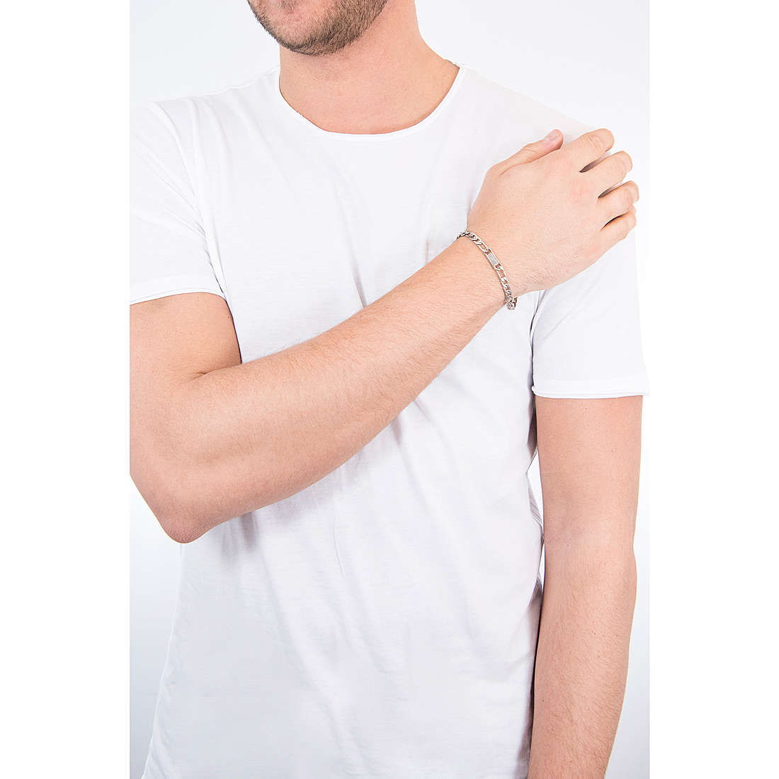 Luca Barra bracelets man LBBA1033 wearing