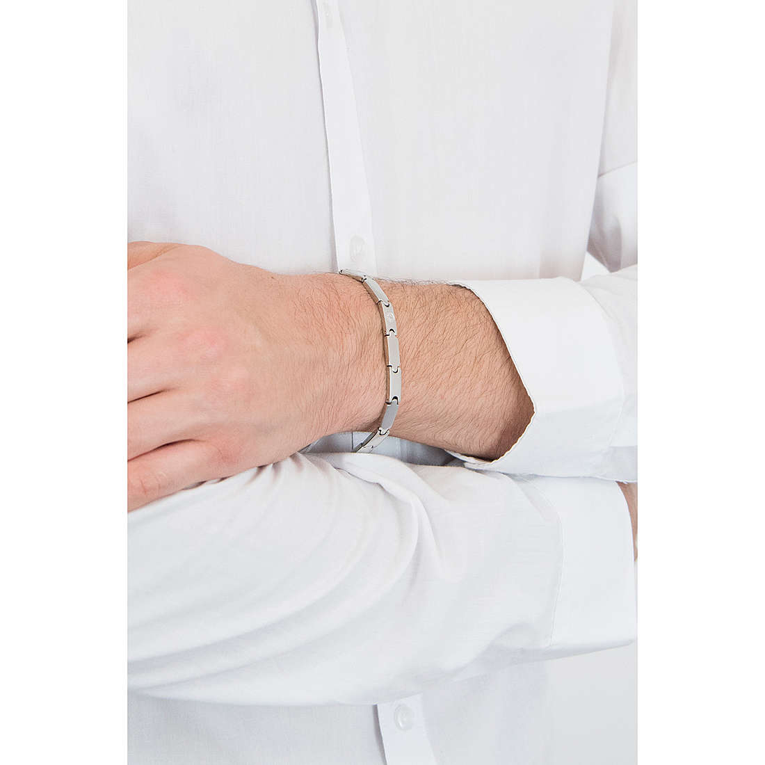 Luca Barra bracelets man LBBA991 wearing