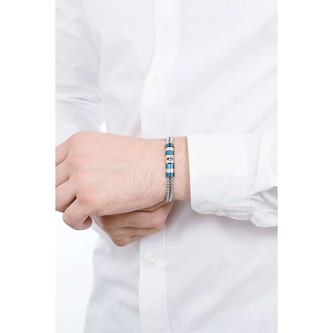 Luca Barra bracelets Sailor man BA1202 wearing