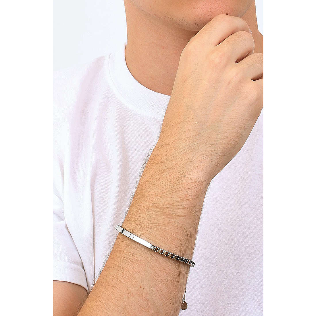 Luca Barra bracelets Spring man BA1323 wearing