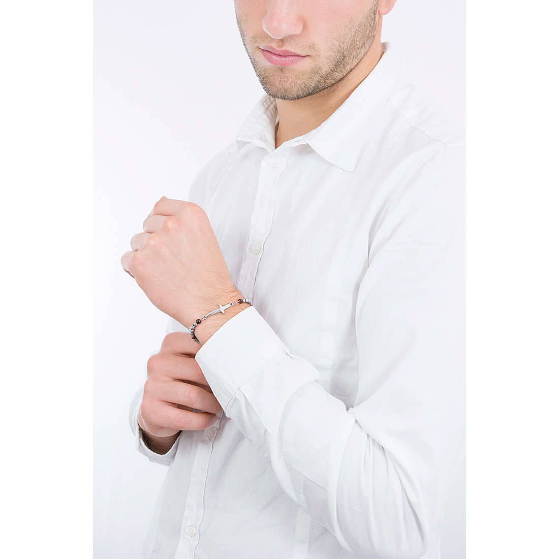 Luca Barra bracelets Urban man LBBA1110 wearing