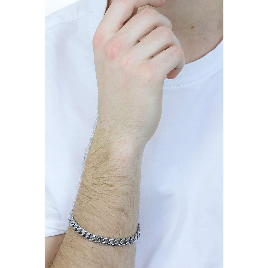 Morellato bracelets Catene man SATX16 wearing