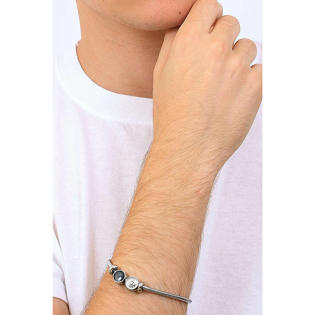 Morellato bracelets Drops man SCZ1207 wearing
