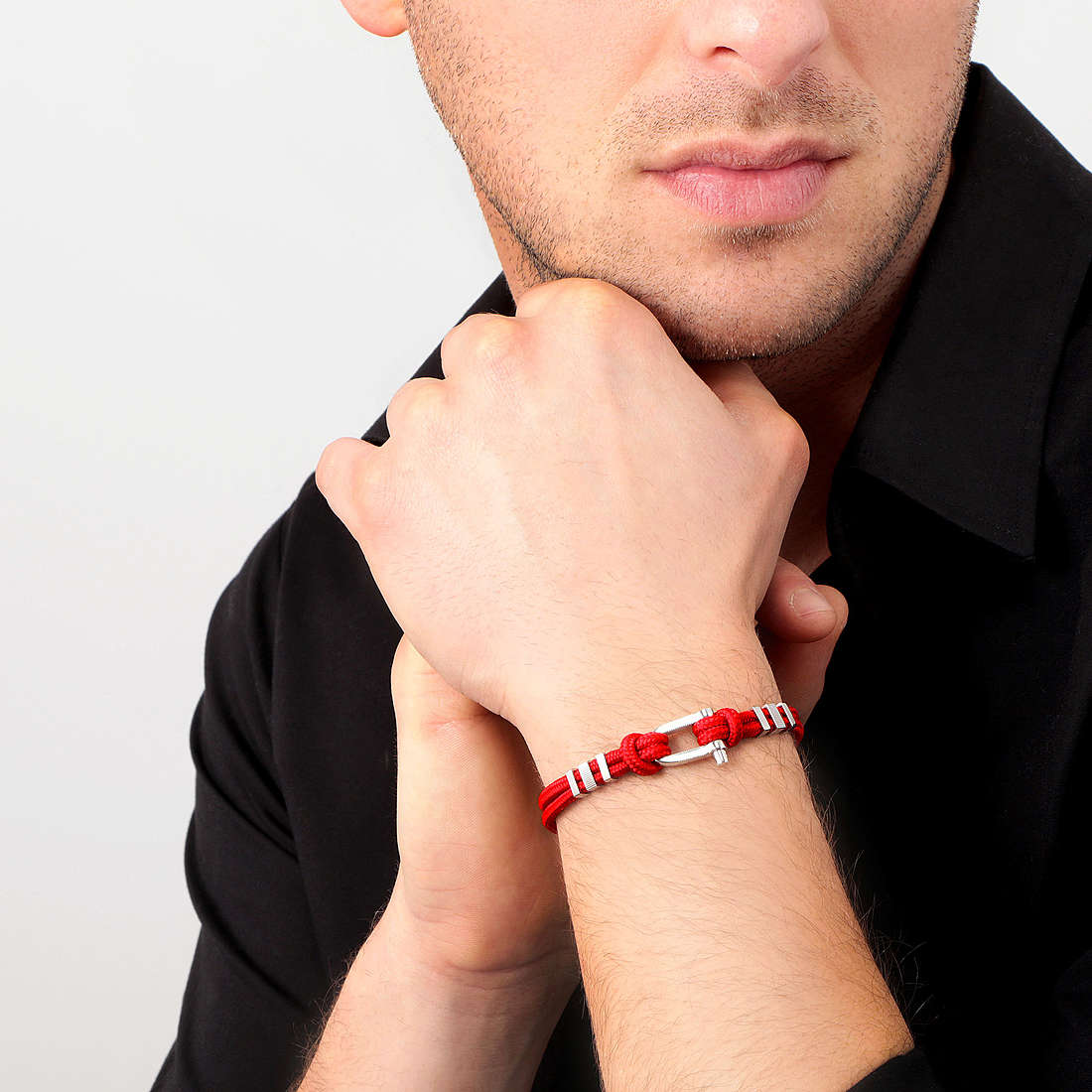 Morellato bracelets Versilia man SAHB12 wearing