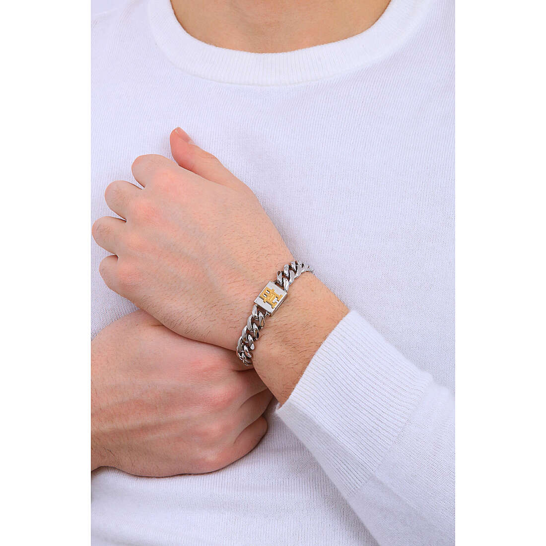 Tommy Hilfiger bracelets Monogram man 2790463 wearing