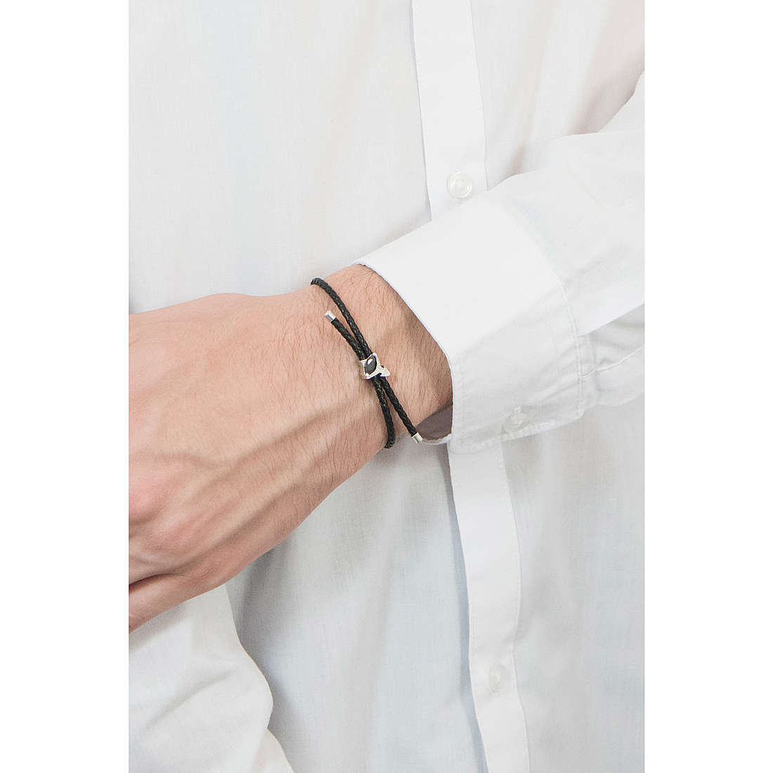 Cesare Paciotti bracelets Zodiac man JPBR1494B wearing