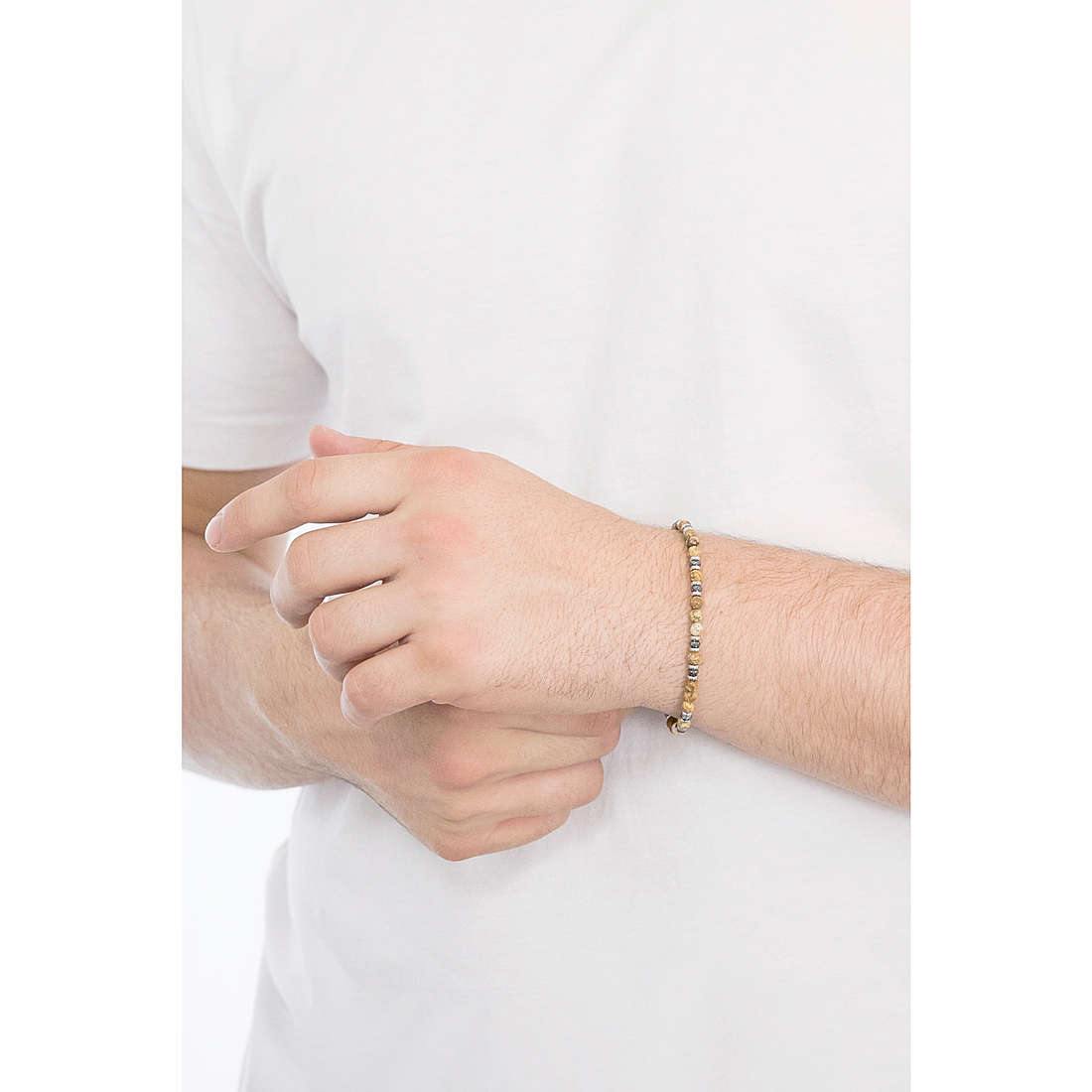 Luca Barra bracelets Urban man BA1180 wearing