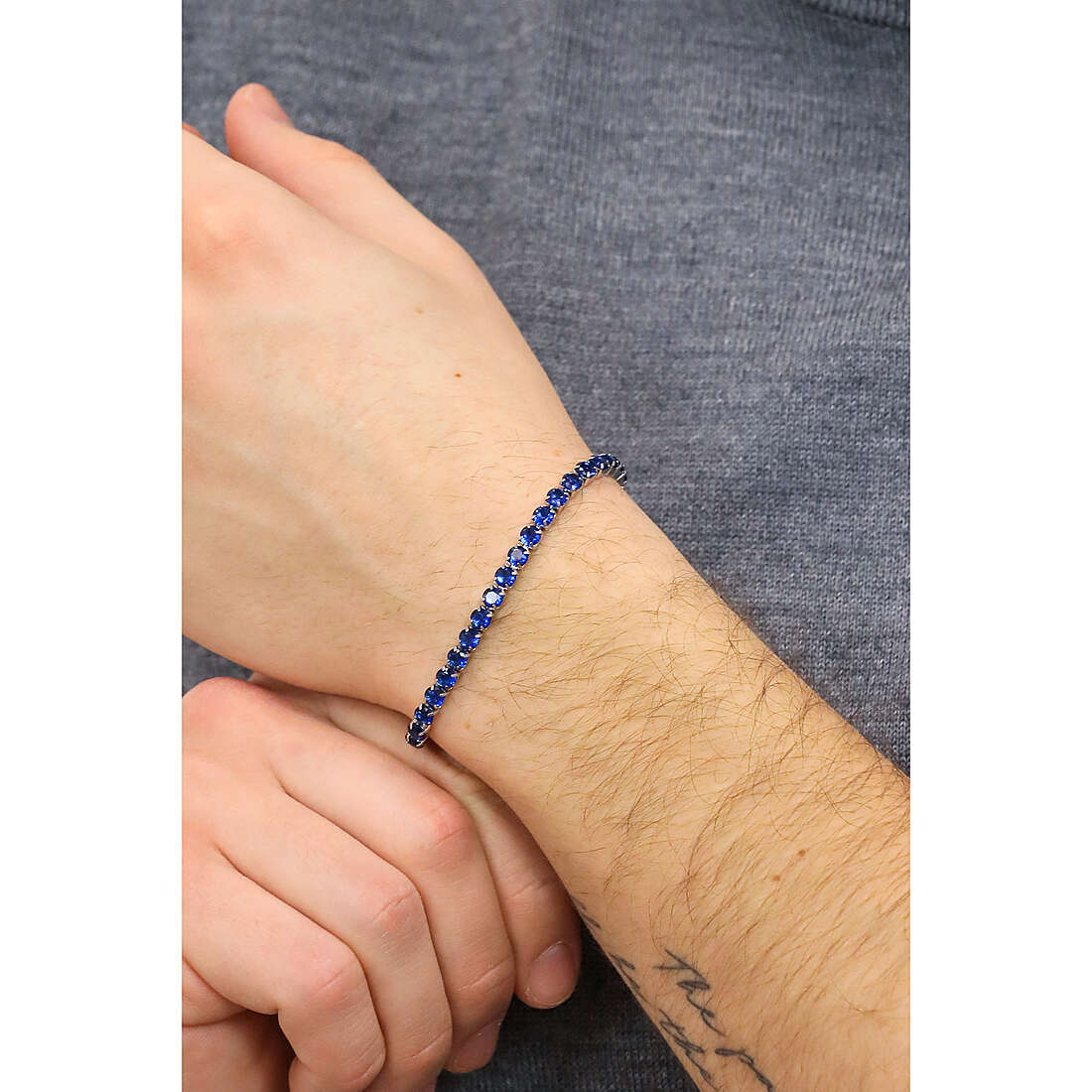 Luca Barra bracelets man BA1480 wearing