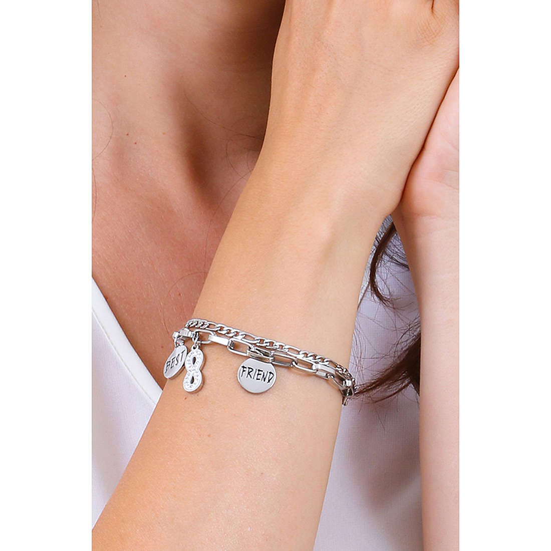 Luca Barra bracelets woman BK2113 wearing