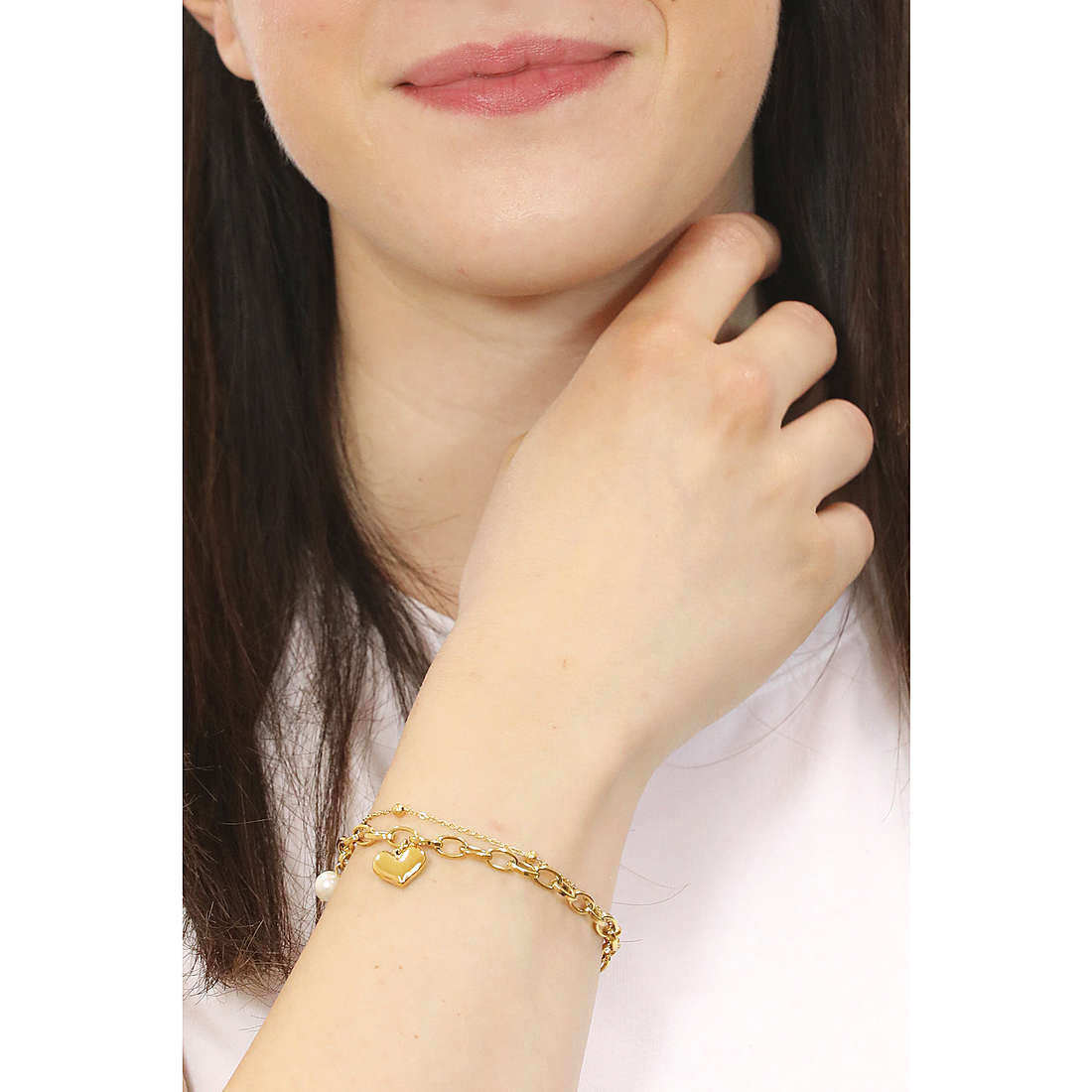 Luca Barra bracelets woman BK2203 wearing