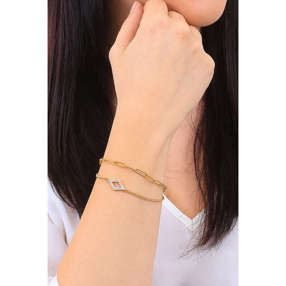 Luca Barra bracelets woman BK2339 wearing