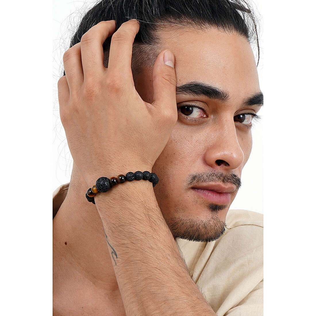 Dosha bracelets Pranayama unisex DSH124 wearing