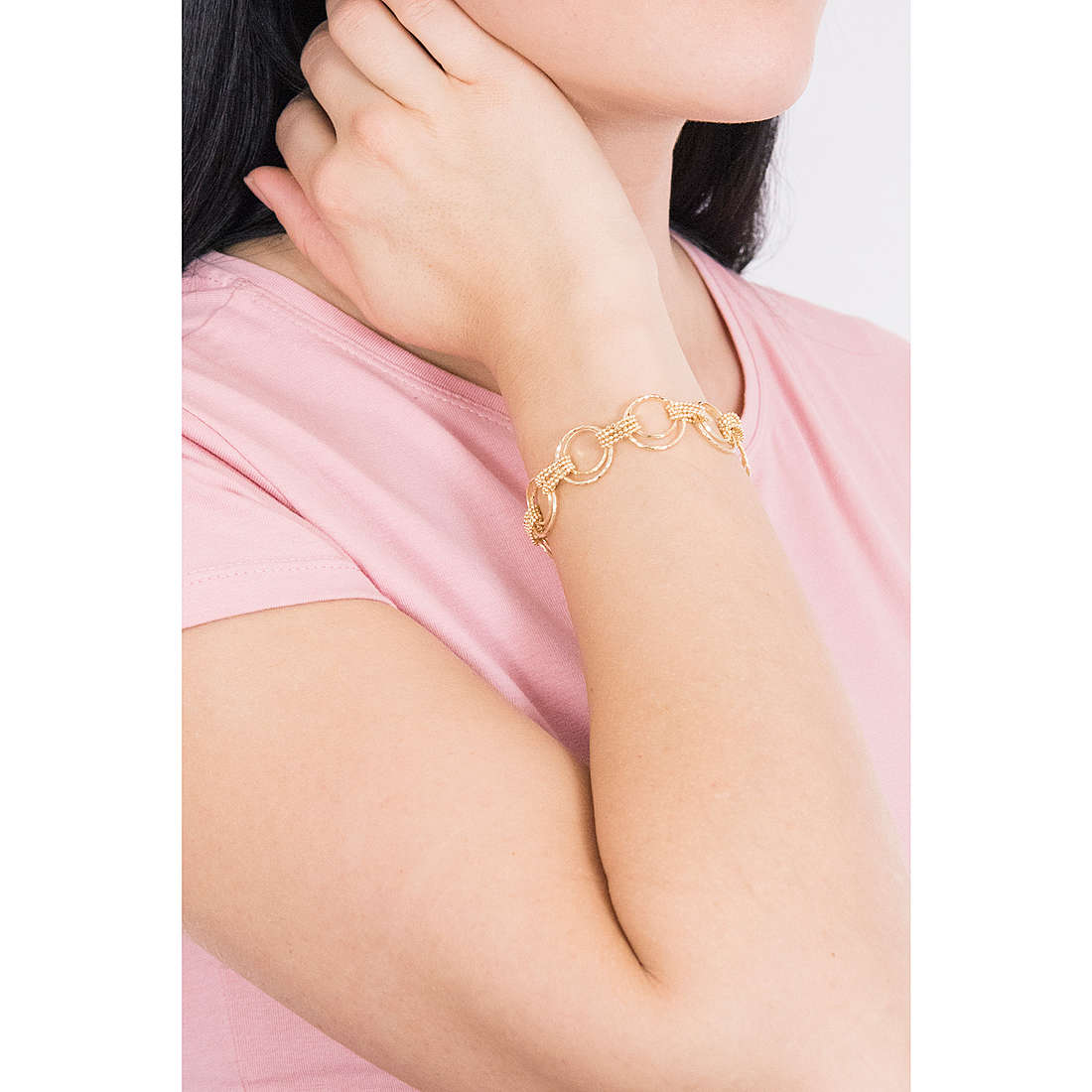 GioiaPura bracelets woman GYBARW0610-G wearing