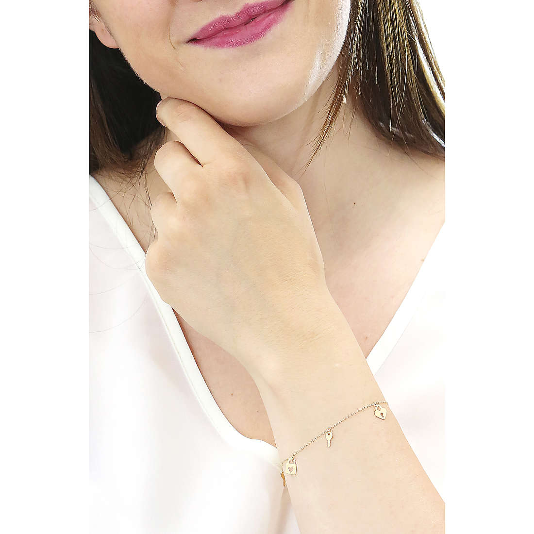 GioiaPura bracelets Oro 750 woman GP-S252076 wearing