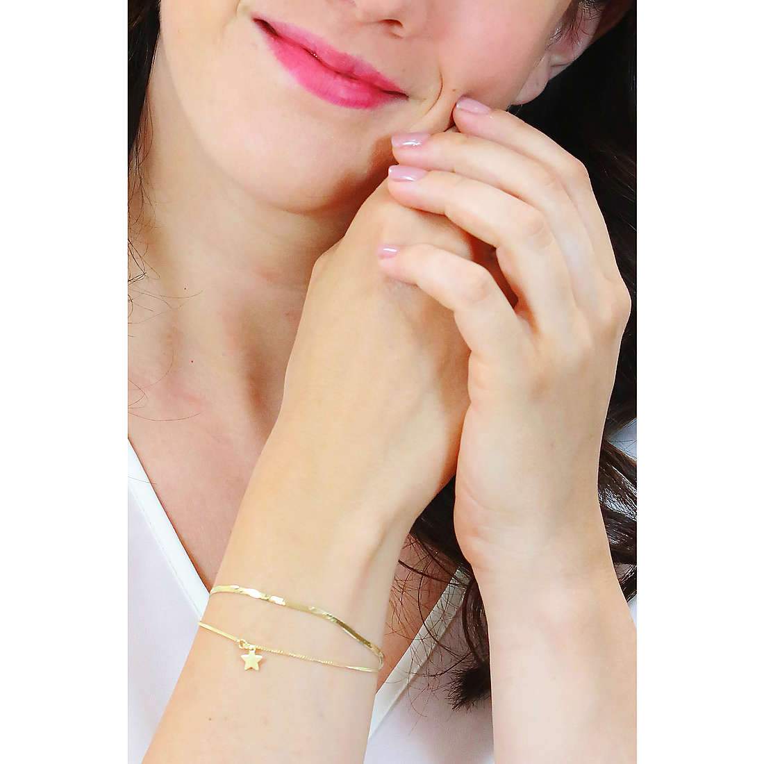 GioiaPura bracelets woman GYBARW1001-G wearing